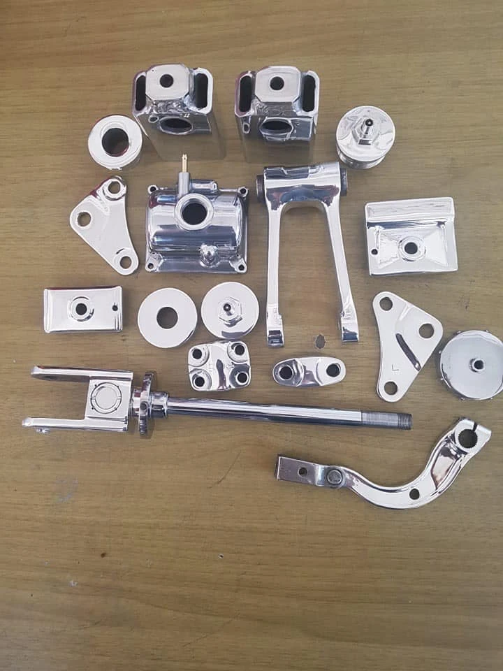 Motor alkatrész polírozás referencia